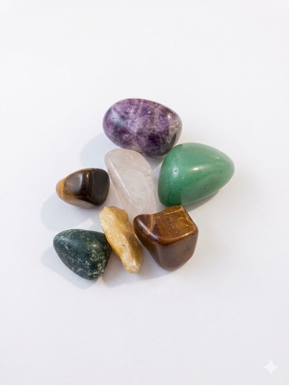 Natural Stone Polished Tumbled Set - Mixed Colors